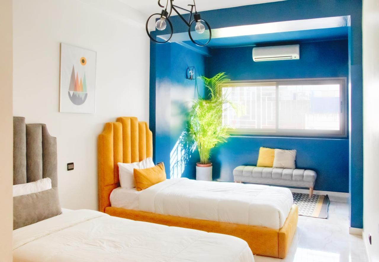 Luxury Apartment 3 Bedroom In The Heart Of Agdal Near Arribat Center Rabat Exteriör bild